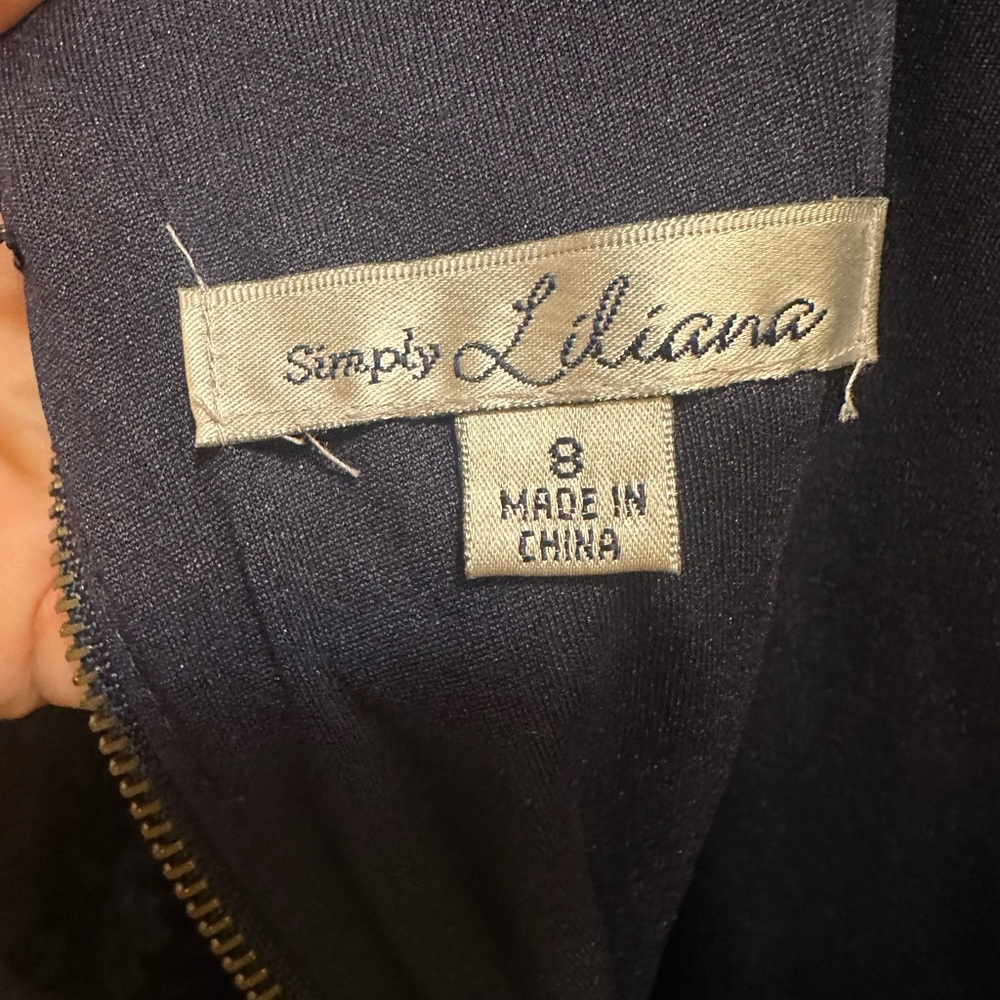 Simply Liliana Navy Dress